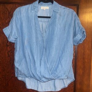 Lou & Grey by Loft chambray top